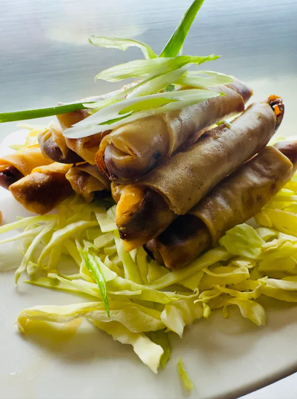Lumpia — Filipino spring rolls for party trays at Jeepney Winnipeg